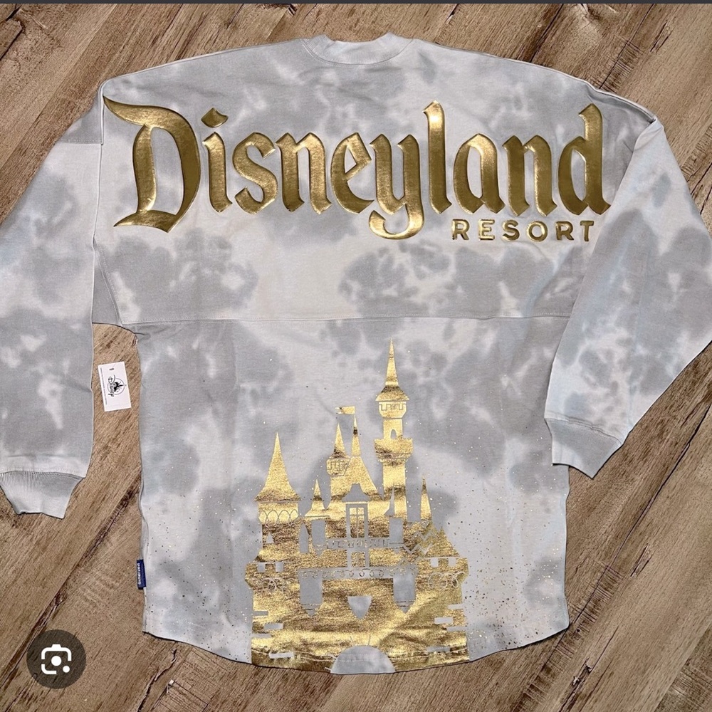 Disney Jersey featuring Castle - Gold and Gray - NWT